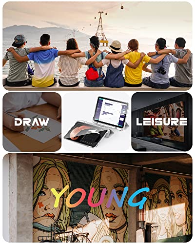 Infiland Compatible With Ipad 10Th Generation Case 2022, Ipad Case 10Th Generation 10.9 Inch, Full Crystal Clear [ Anti-Yellowing ] With Special Slot For Pencil & Charging Adapter, Silver #TOP5