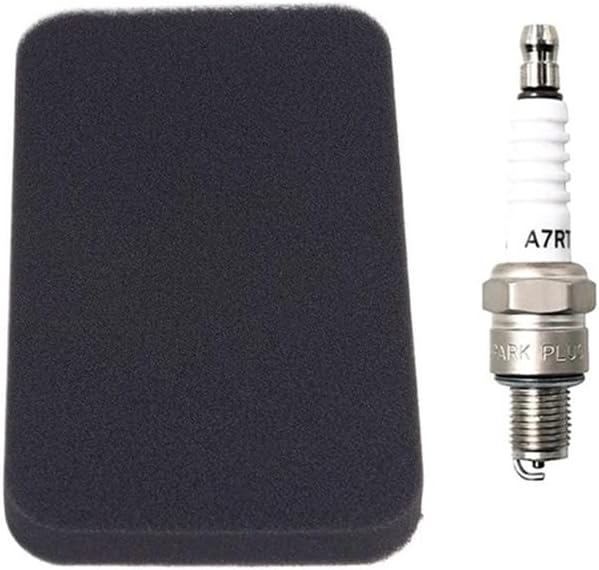Motorcycle Accessories Filter Cleaner Ignition Spark Plug Compatible with 90 110 RZR 170 Accessories(1 Pc Air Filter)
