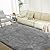 Ultra Soft Rug for Living Room, 5X8 Ft Grey Fluffy Shag Area Rug for Bedroom, Modern Shaggy Carpets Fuzzy Rug for Kids Boys Girls Dorm Nursery Home Decor Aesthetic, Upgrade Anti-Skid Durable