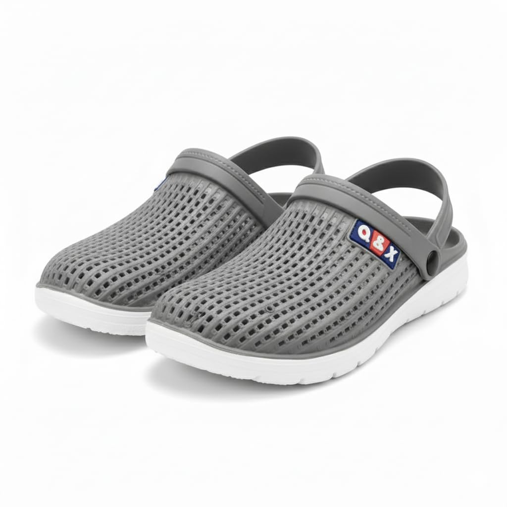 Men Clogs Quick Dry Mesh Walking Clogs Lightweight EVA Arch Support Slip On Mules – Waterproof Anti Skid Outdoor Indoor Beach Pool Sandals-image-33