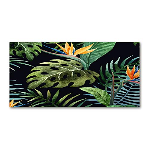 Tableau fleurs et plantes exotiques pour illuminer un salon moderne