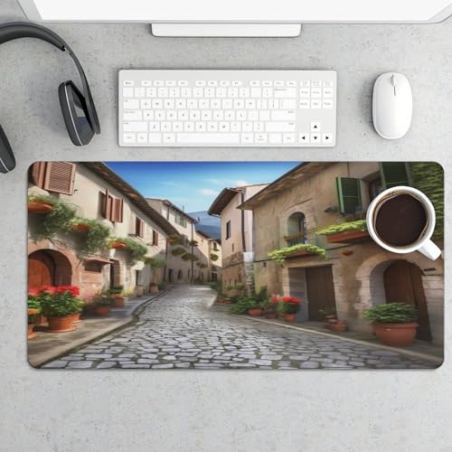 Italian Town Street Desk Pad impermeable para escritorio miniatura 5