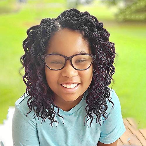 5 Packs Goddess Box Braids Crochet Hair Curly Pre Braided Crochet Box Braiding