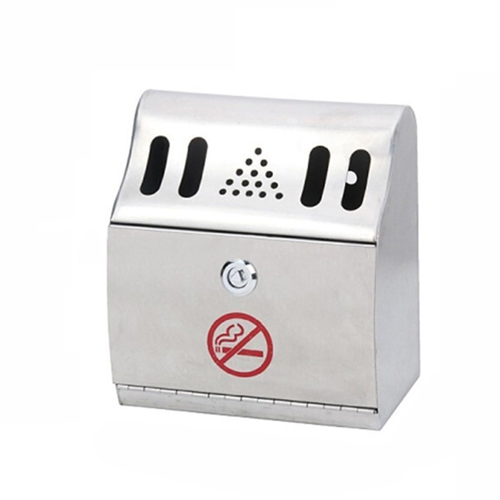 Stand ashtray Stainless Steel Wall-mounted Ash Column Outdoor Vertical Trash Can with Ashtray Hotel Cigarette Butt Extinguisher Bucket Pillar