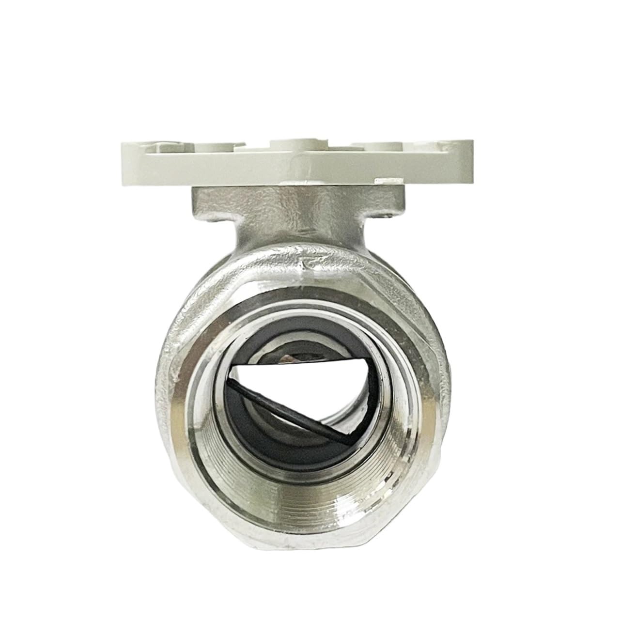DN8 DN10 DN15 V Type Ball Stainless Steel Valve Body Used for Electric with BSP NPT Thread(DN8,NPT)