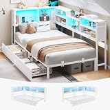 DICTAC Twin Corner Bed Frame