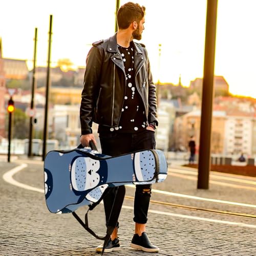 Sac de transport pour guitare basse 101,6 cm imperméable à double bretelle - 6