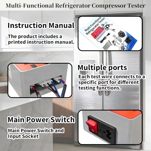 8-in-1 Refrigerator Diagnostic Tester by ZANBWGQD - Used condition - Image 4