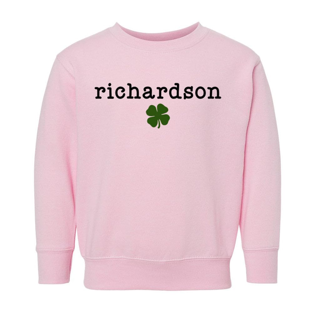 Richardson Shamrock Kids Sweatshirt Toddler 5T Pink
