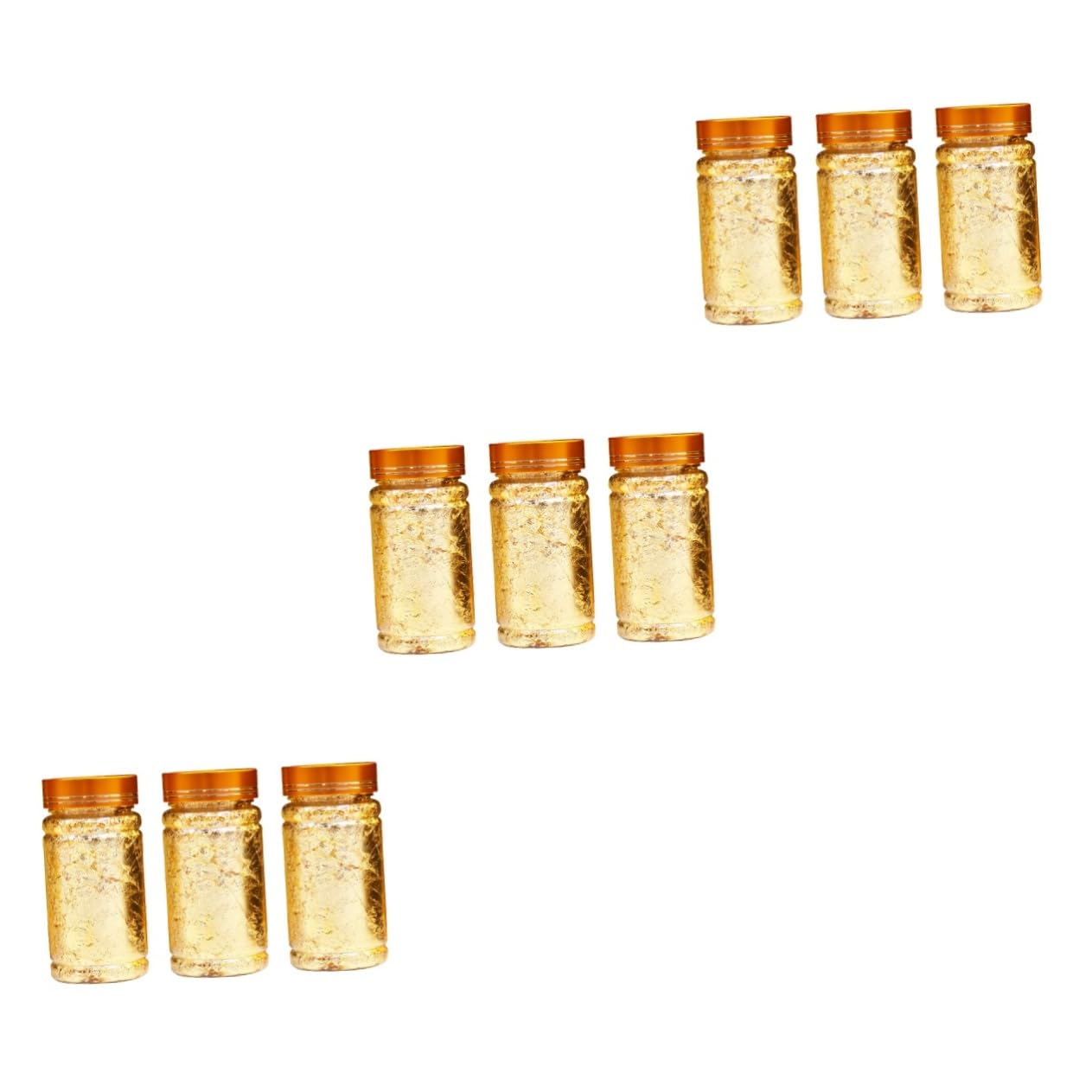 Healeved 9pezzi Carta Foglia Oro e Argento Per Decorazioni Unghie Carta Decorativa Per Artigianato Facile Applicazione e Stoccaggio Compatto Per Nail Art e Decorazioni Creative