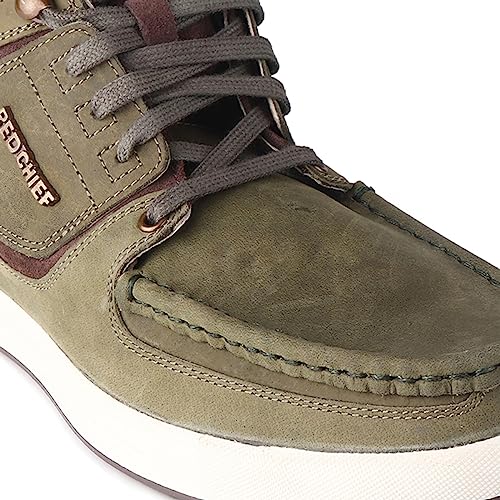 Image of Red Chief Leather Casual Boots for Men