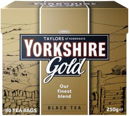 Yorkshire Gold Tea, 80 Tea Bags | Premium Blend, Rich, Smooth, an...