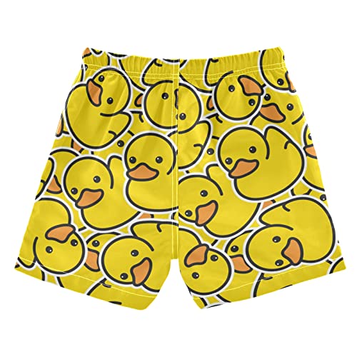 Rubber Duck Boys Swim Trunks For 2-14 Years Swim Beach Shorts Baby Kids Swimwear Board Shorts Bathing Suit Beach Essentials Hawaii Vacation #TOP5