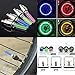 Wooswen Led Spoke Lights forBicycle Bicycle Spoke Led Lights Tire Valve Cap Flashlights C