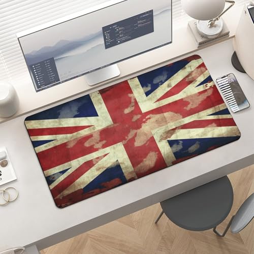Alfombrilla de escritorio Vintage Union Jack de caucho miniatura 6