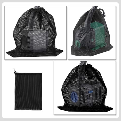 Bolsa Filtro de Malla para Bomba de Estanque 45x45 cm Negra miniatura 6