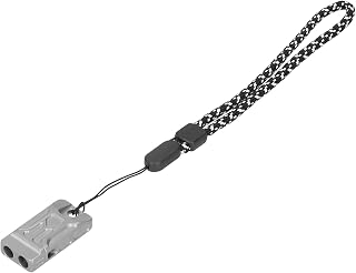 Dilwe Com cordão, apito de futebol de 120DB para árbitro, treinadores, apito de sobrevivência de emergência ao ar livre (jateamento de areia)