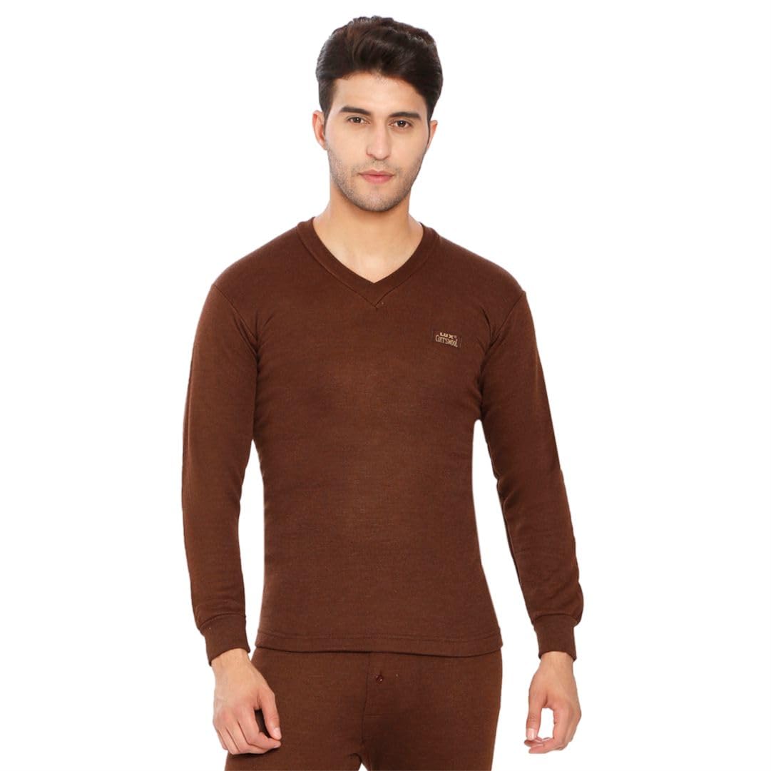 lux cott's wool Men's Cotton Thermal Top-picture-15