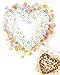 Hygloss Heart Doilies - 100 Pcs -6-Inch Red Paper Heart Shaped Doilies for Valentines Crafts, Table Settings - Ideal for Valentine Doily