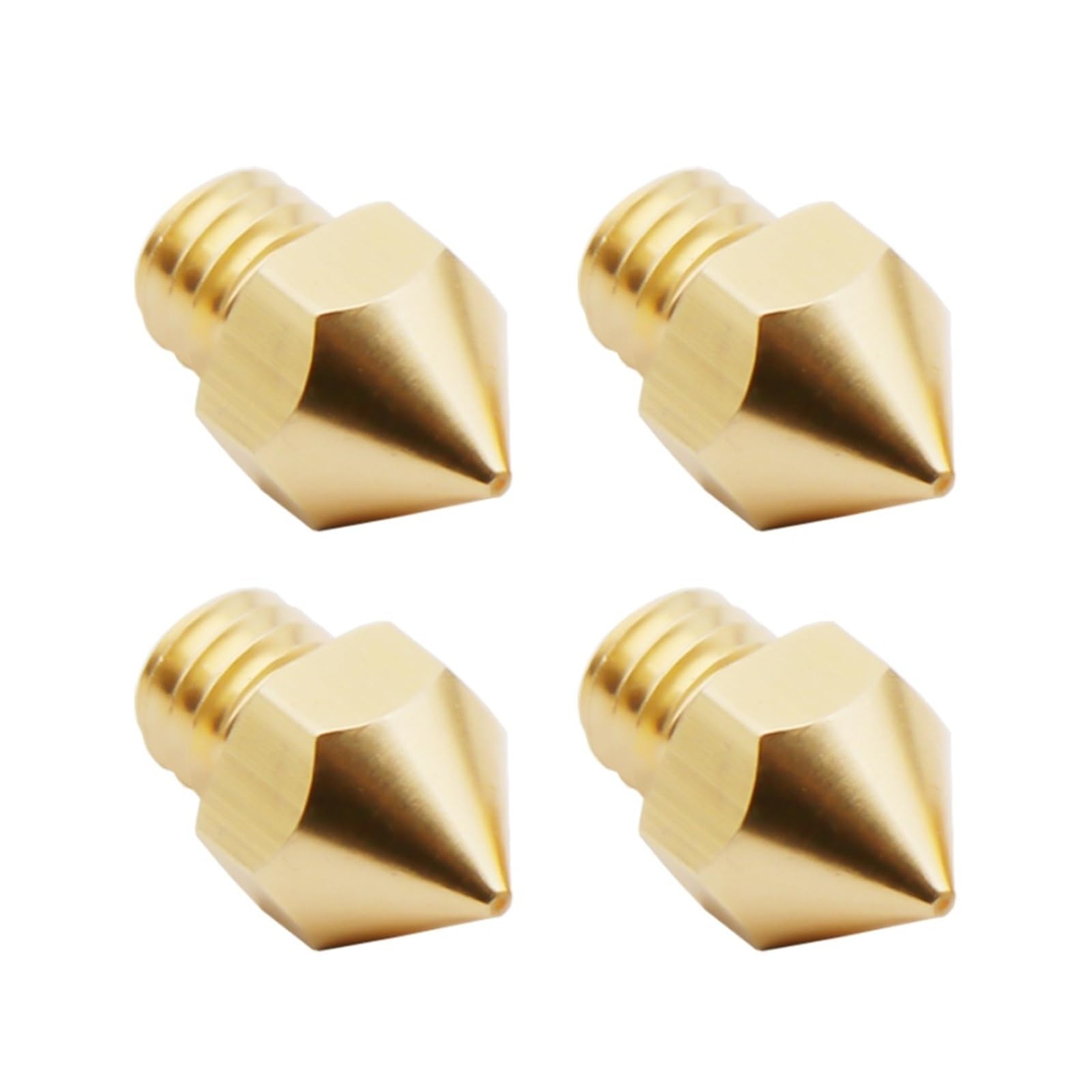 5PCS MK8 Düse Messing Gewinde M6 0,2 MM/0,3 MM/0,4 MM/0,5 MM, kompatibel for Extruder Hotend 1,75 MM Filament Wie MK7 for 3D Drucker(3mm 0.4mm)