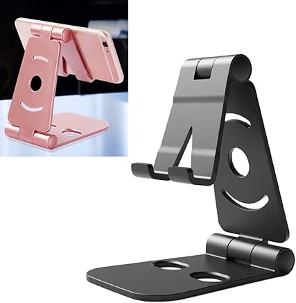 Consumer YHM WQ-02 Plegable Creative Lazy Bracket Phone Holder (Negro) (Color : Black)