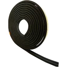 Contacall Bondit Double Winding Rubber Door and Window Insulation Tape Wick 4 Meters Black