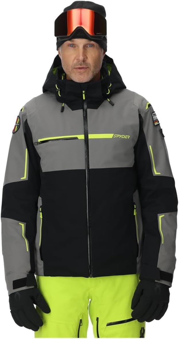 Spyder Titan Insulated Ski Jacket (Men's), Black 3, Small