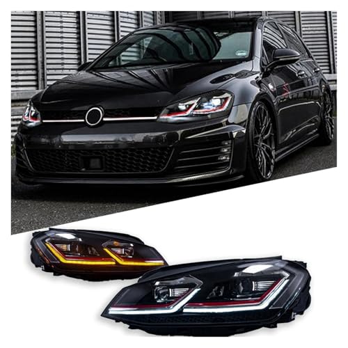 Phares LED pour Golf 7 MK7 clignotant dynamique DRL 2013-2017 ensemble avant - 6