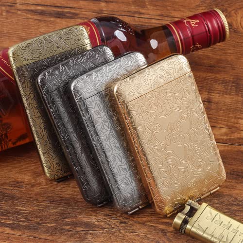 Image of Peaky Blinders Cigarette Case Retro Metal Portable 16 Cigarettes Box (Bronze)