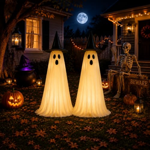 2Pcs Halloween Decorations Outdoor Ghost Halloween Party Decoration Indoor - image 4