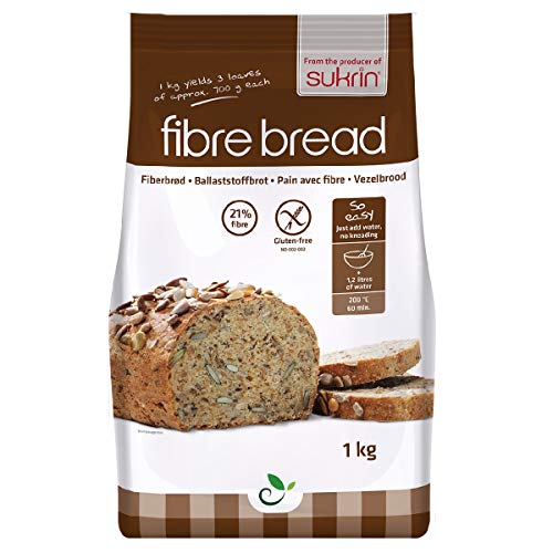 Sukrin Sunflower and Pumpkin Seed Low Carb Free-From Bread Mix. Low Fat, Low Calorie, Dairy, Yeast, Soya, Sugar, Wheat and Gluten Free, Great Taste! (1kg)