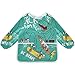 KAAVIYO Dinosaurio Patineta Musica Cool Delantales para Niños, Delantal para Pintura Mangas Largas Delantal Impermeable Infantil para 2-8 Años