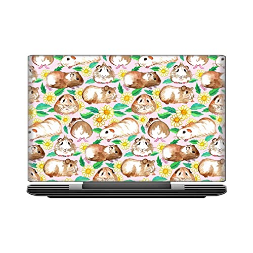 Peau vinyle Mi Notebook 14 solution coque rayée sticker fleurs aquarelle - 2