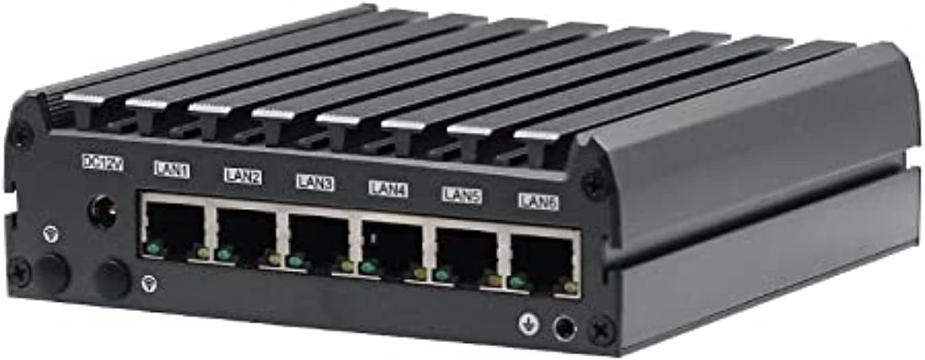 Micro Firewall Appliance, Intel J6412 Quad Core AES-NI Supported CPU, 6x Intel I226-V 2.5 GBPS LAN Ports, 128 Gb Msata SSD, 8Gb RAM, OPNSense Preinstalled