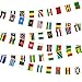 Africa 54 Countries Flags String, 65 Feet Small Mini International Banner for School, Party, Shops, Bars, Festivals, Outdoor and Indoor Decorations
