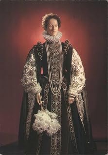 Queen Elizabeth I Wax Figure, Madame Tussaud's London London, United Kingdom Original Vintage Postcard