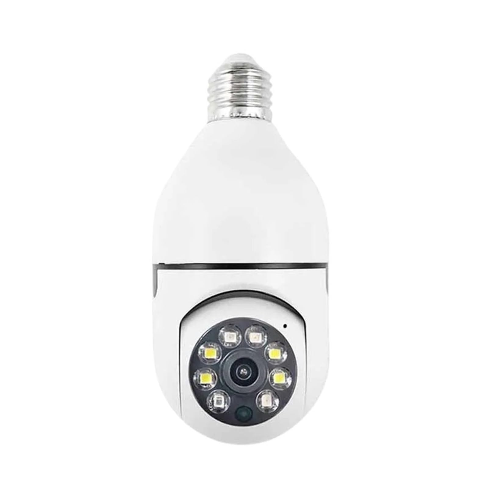 JVDDI 2MP E27 Bulb Surveillance Camera Indoor Digital Zoom AI Human Detect Full Color Night Vision Wireless Cameras Smart Home(2MP ADD 64G)