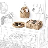Tray For EntrywayTable,Hanging Scalloped Wall Basket,Large Scalloped Basket