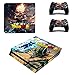 AXDNH PS4 Slim Skin-Aufkleber (Anime-Charaktere Muster) Schutzhülle Skin Case Für Playstation 4 Slim Zubehör Konsolen Controller Skin Sticker,3360