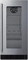 Summit ASDG1521 15" ADA Compliant Built-In Beverage Center, Shallow 17.75" Depth, 1.8 cu ft Stainless Steel