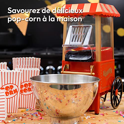 Gadgy Machine à Popcorn à Air Chaud - Sans Huile - Style Rétro – vue 2