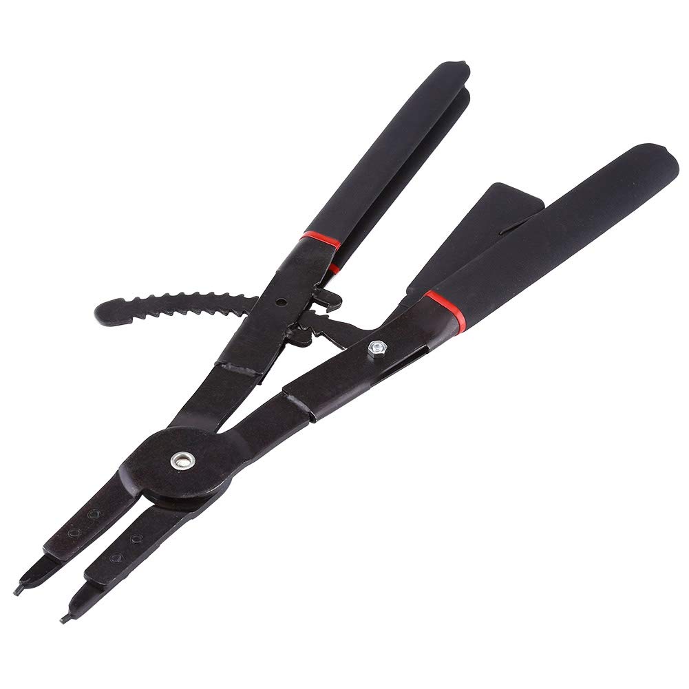 Alicates reemplazo para anillos elásticos, 16 "Universal Circlip Alicates reemplazo para anillos elásticos Juego de herramientas Anillo de retención con puntas de repuesto
