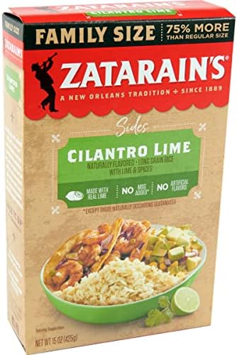 Zatarain's Family Size Cilantro Lime Rice, 15 oz