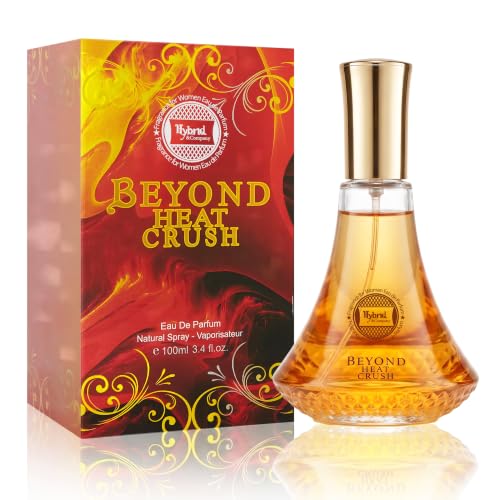 Hybrid & Company Beyond Heat Crush Unforgettable Warm Passion Sweet Tropical Vacation Scent Womens Perfume 3.4 Fl Oz