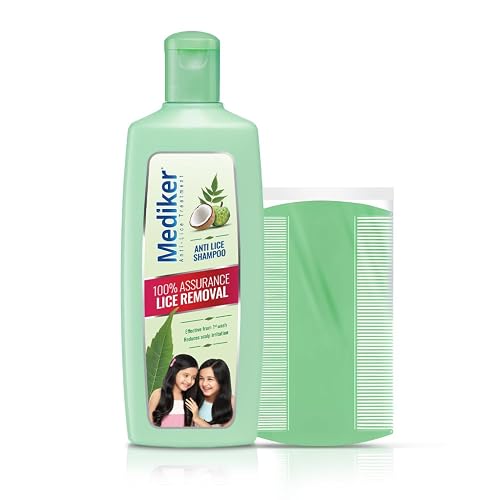 Mediker Anti-Lice Treatment Shampoo + Anti Lice Comb, 100 ml