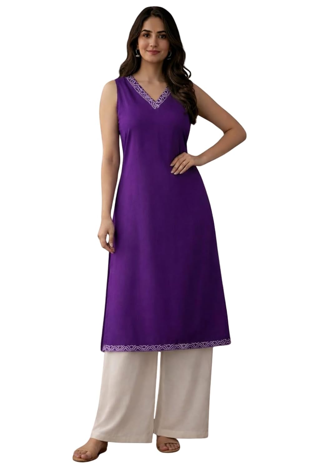 Women's Rayon Solid Embroidered Straight Kurta with Pant - Review, Price and Buying Guide