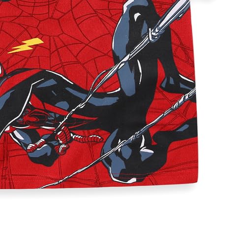 Marvel Spider-Man Miles Morales Boys Short Sleeve T-Shirt Birthday Shirt for Toddler and Big Kids4