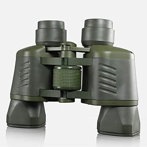 Miniatura 5 de CHUPOP Prismáticos de 50 x 50 con poca luz de visión nocturna HD de alta potencia para adultos, prismáticos verdes del ejército, prisma BAK-4, lente