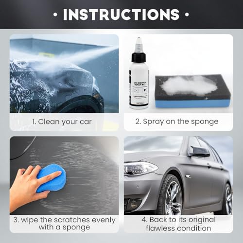 Ultimate Paint Restorer, cera reparadora para rayones de auto miniatura 2