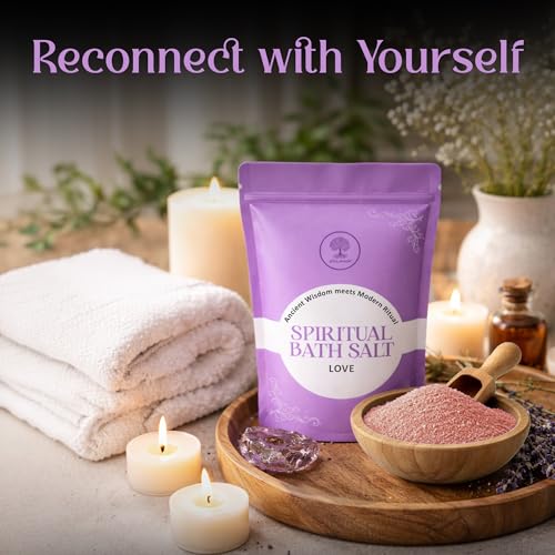 Image of Love Bath Salt 200g & Relationship Bracelet Combo Set Aura Cleansing Soak for Romance, Harmony & Emotional Balance